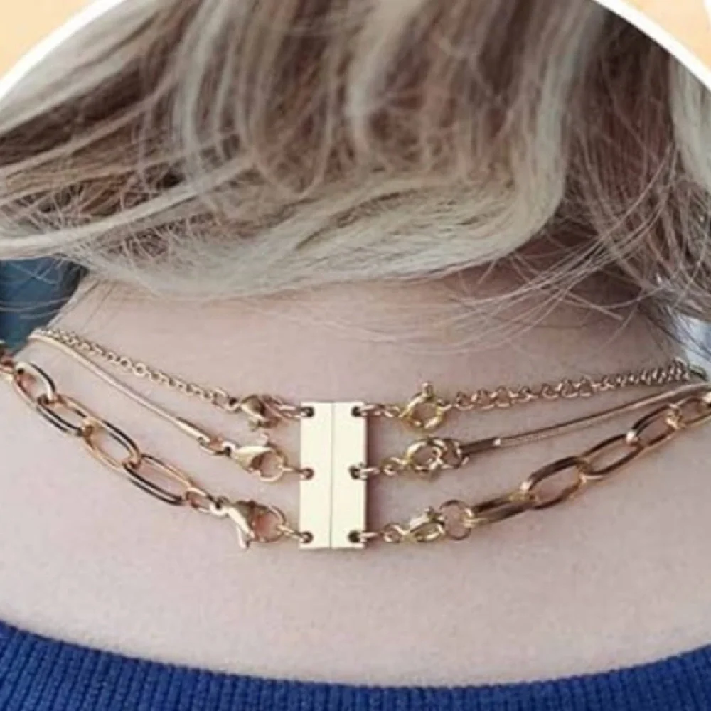 #88 Necklace Layering Magnetic Clasps - Picture 7 of 7